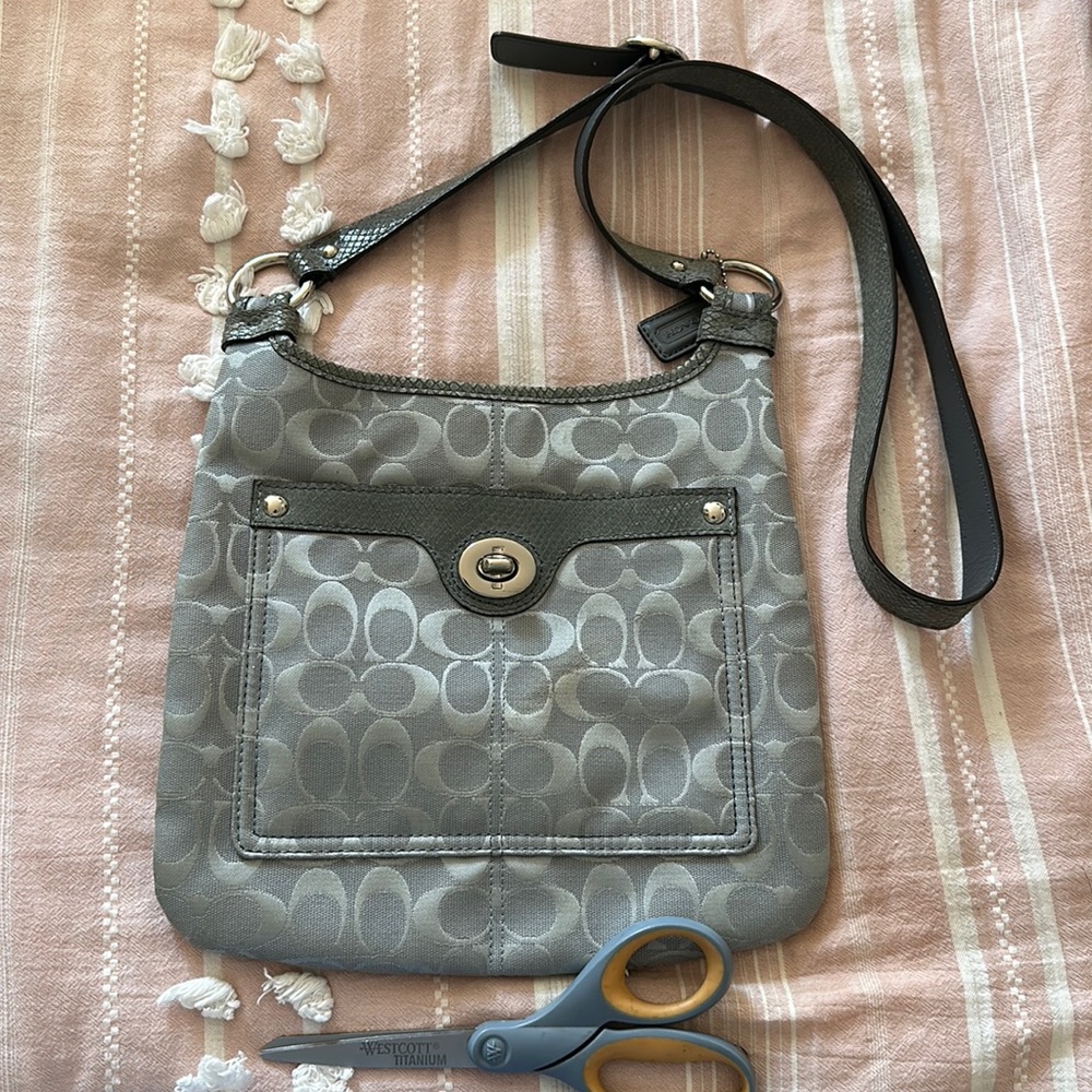 Grey Coach CrossBody bag